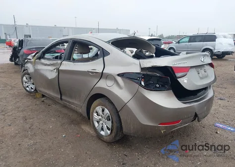 2016 Hyundai Elantra Se from USA, damaged, VIN 5NPDH4AE2GH759032